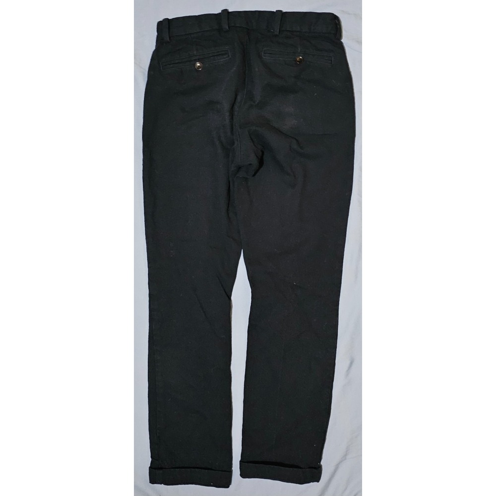 Gustin Navy Chinos Slim Fit Size 30 Japanese Vintage Wool Chinos #179 - Picture 4 of 7